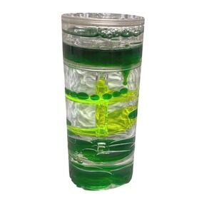 Green Liquid Motion Bubbler Sensory Autism‎ Fidget Toy Desk Decor